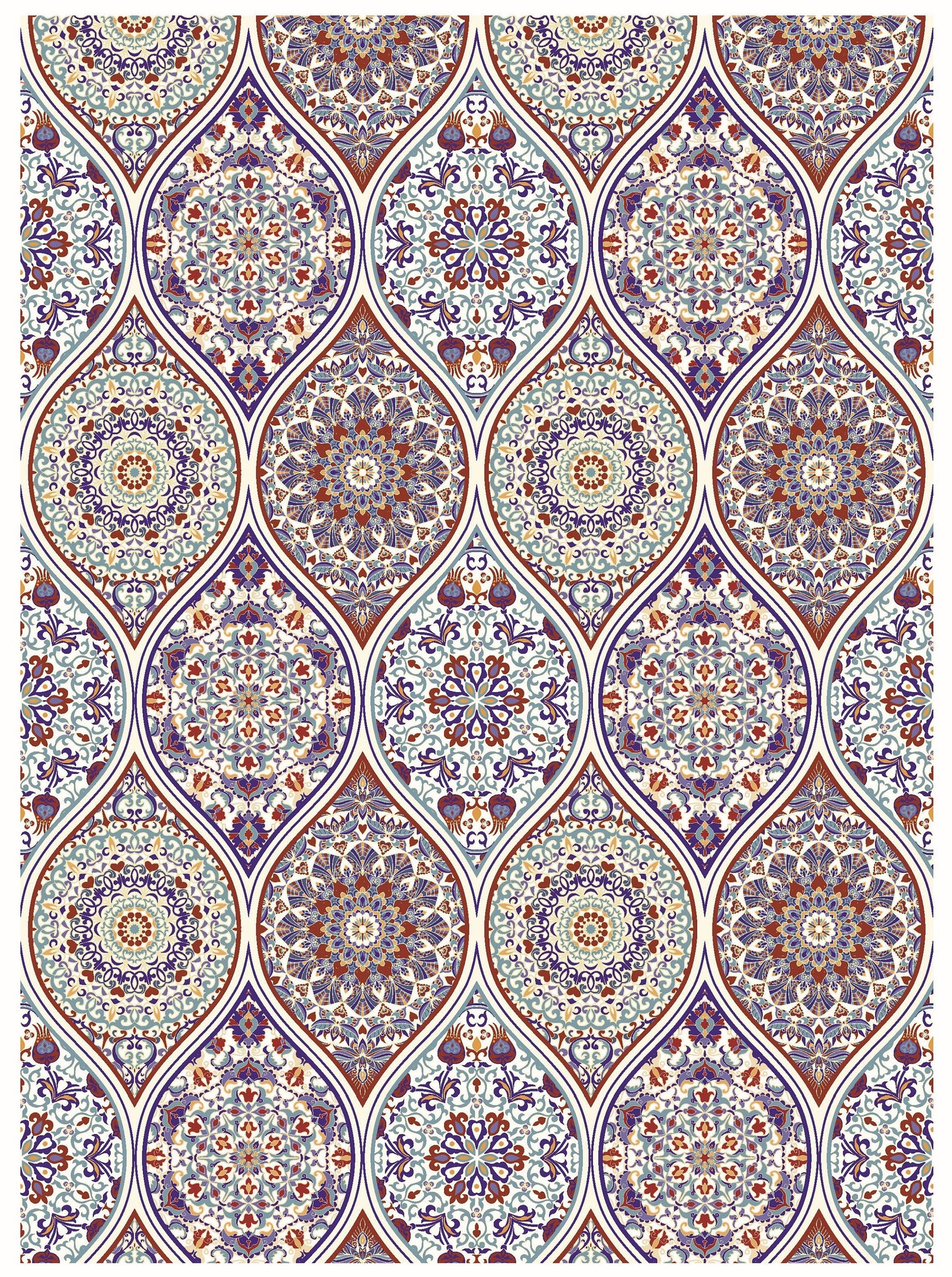 Authentic Pattern - Large Decoupage for Furniture - Rice Paper - Vintage Decoupage - Floral Decoupage Paper - Tile