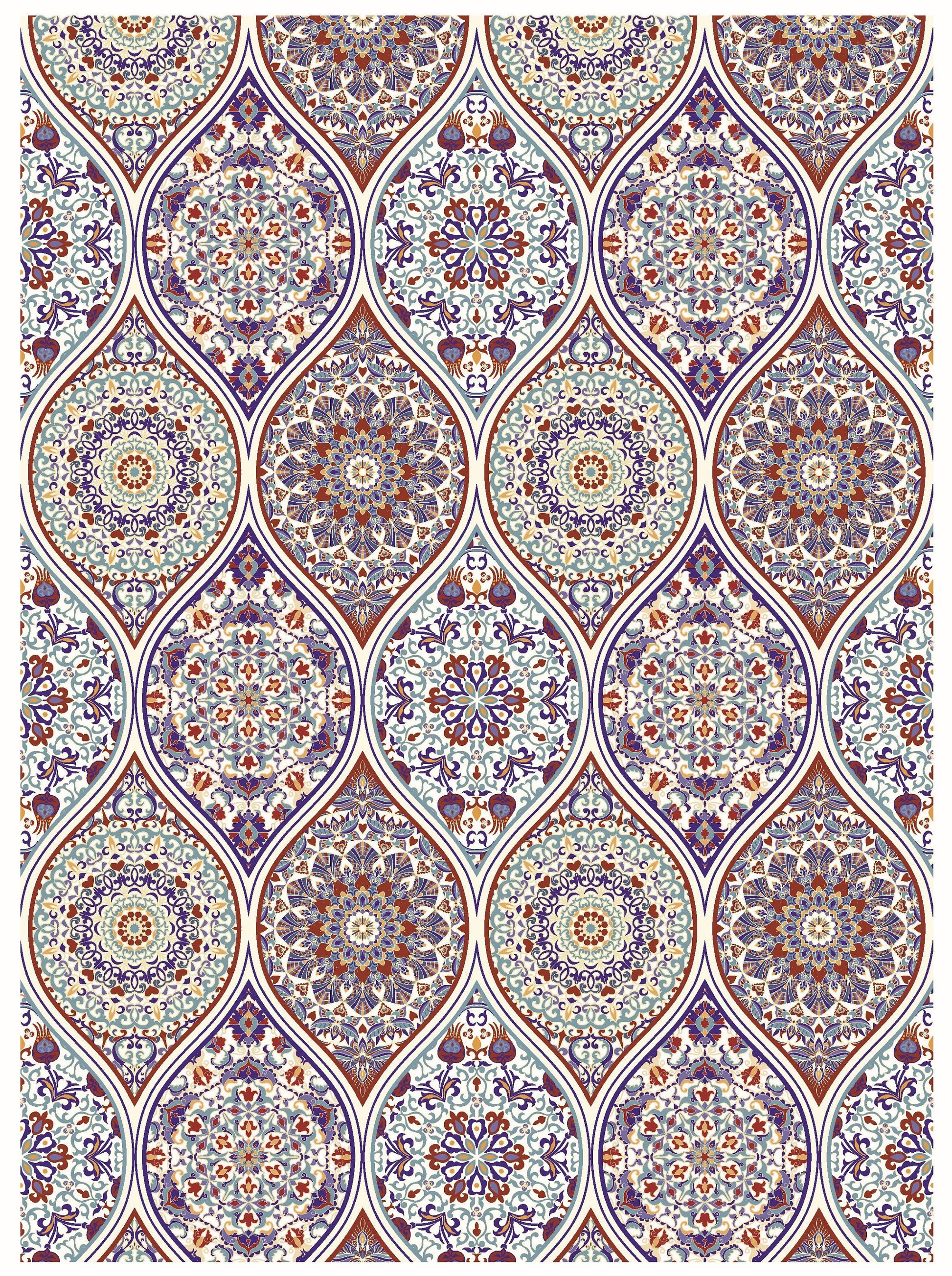 Authentic Pattern - Large Decoupage for Furniture - Rice Paper - Vintage Decoupage - Floral Decoupage Paper - Tile