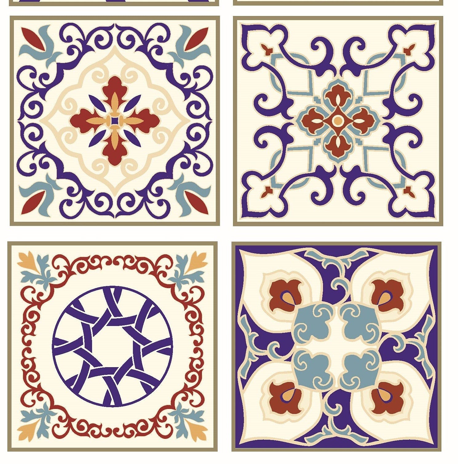 Authentic Pattern - Large Decoupage for Furniture - Rice Paper - Vintage Decoupage - Floral Decoupage Paper - Tile