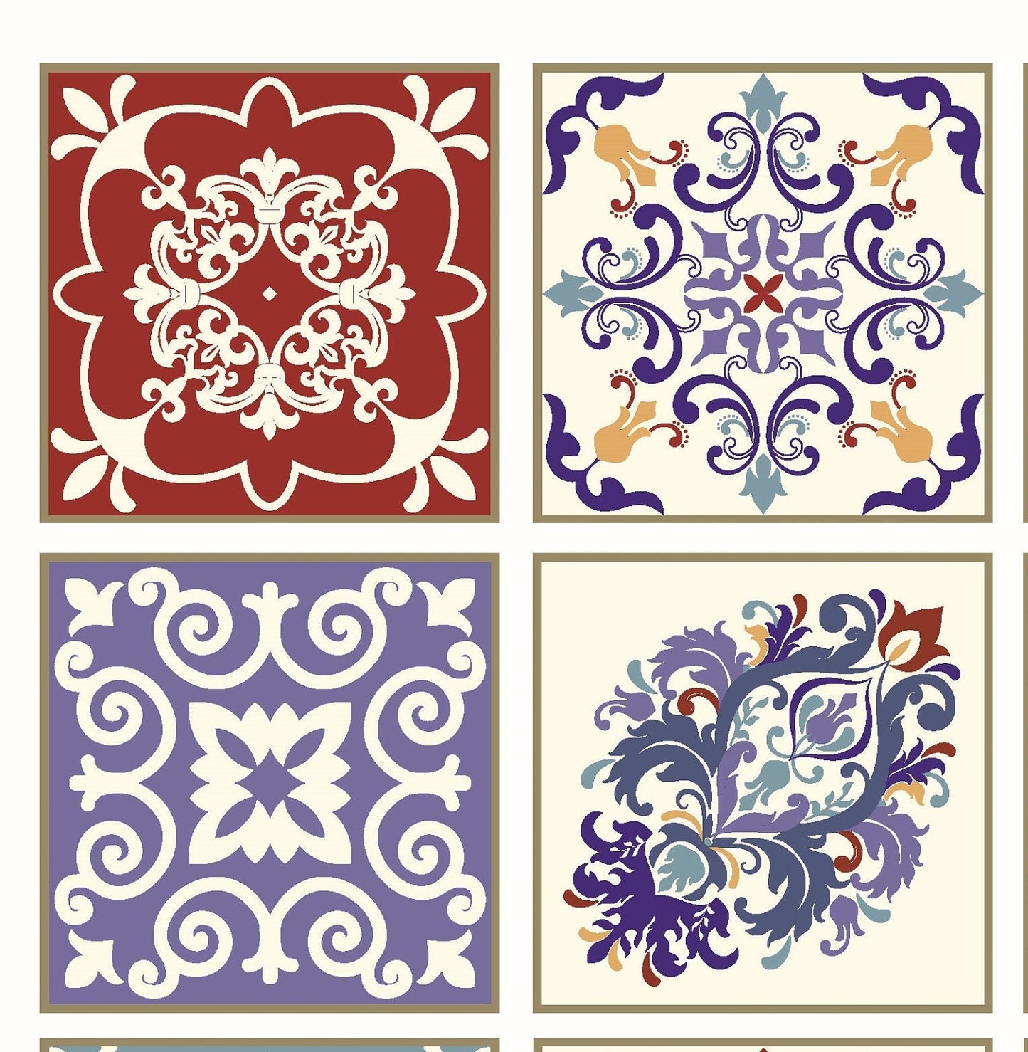 Authentic Pattern - Large Decoupage for Furniture - Rice Paper - Vintage Decoupage - Floral Decoupage Paper - Tile