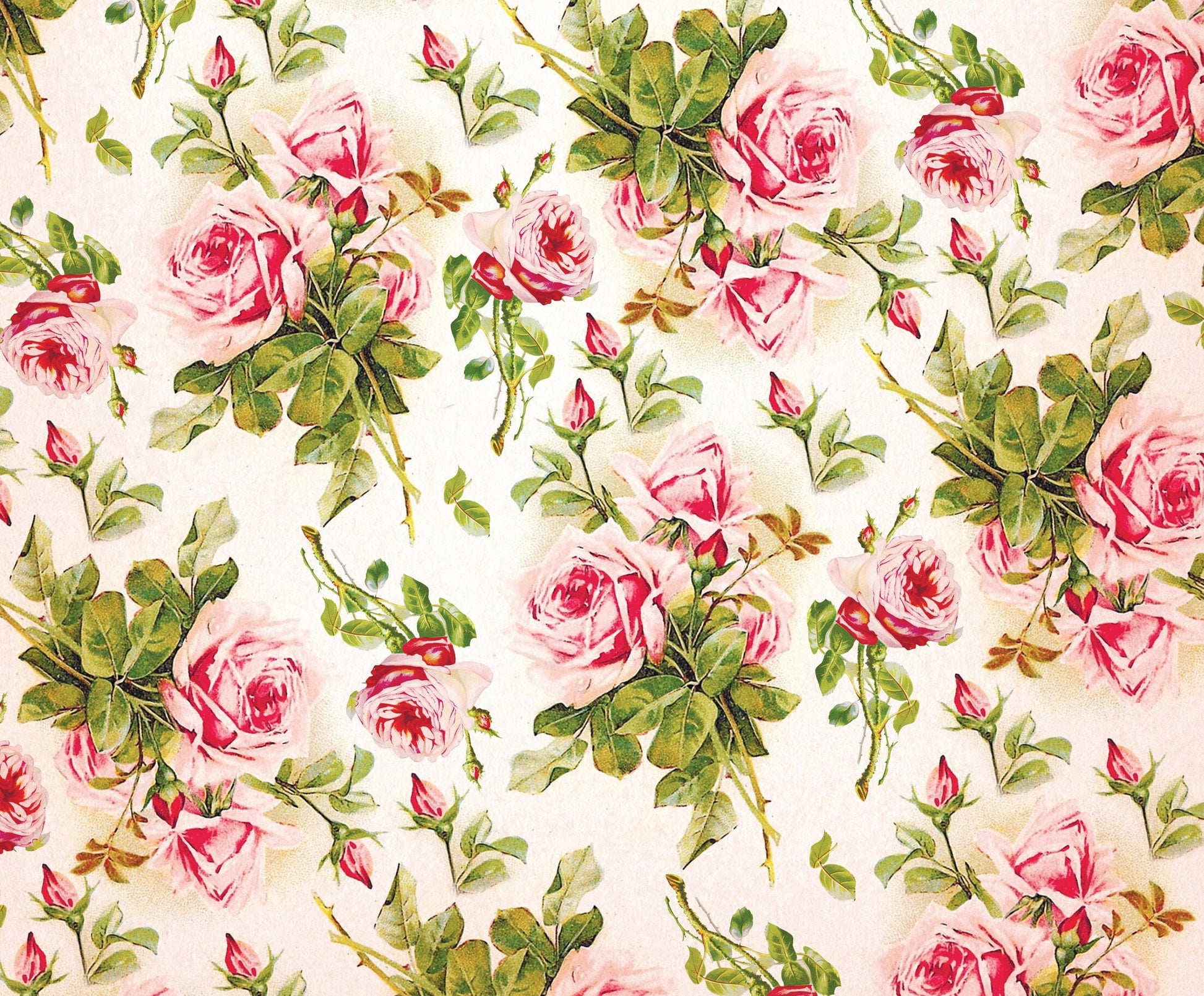 Large Decoupage Paper - Decoupage Art - Rice Paper for Decoupage - Vintage Decoupage - Roses