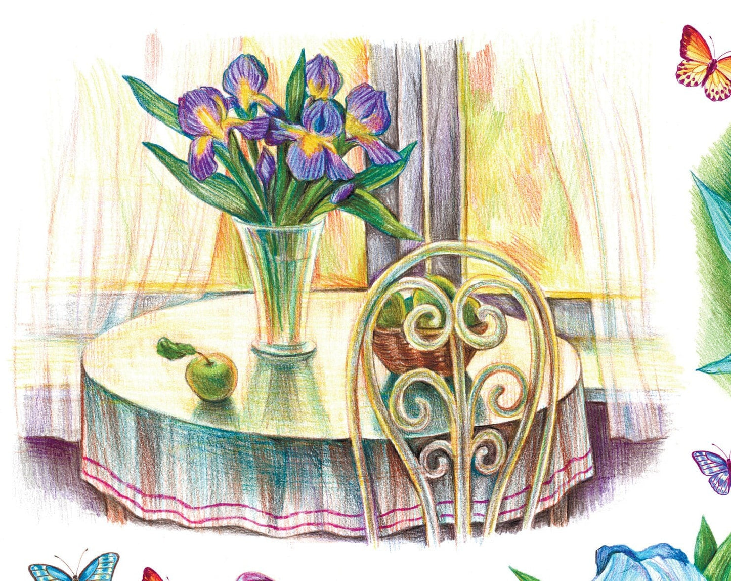 Large Decoupage Paper - Decoupage Art - Rice Paper for Decoupage - Decoupage for Furniture - Vintage Decoupage - Watercolor Flowers