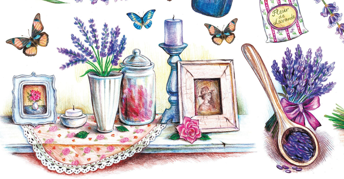 Large Decoupage Paper - Decoupage Art - Rice Paper for Decoupage - Decoupage for Furniture - Vintage Decoupage - Watercolor Flowers