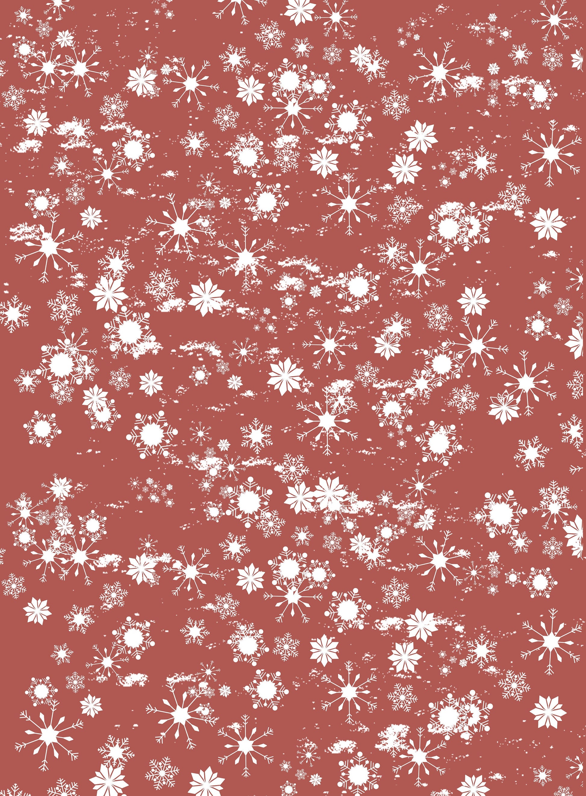 Large Decoupage Paper - Decoupage Art - Rice Paper for Decoupage - Decoupage for Furniture - Vintage Decoupage - Christmas Snowflake Red