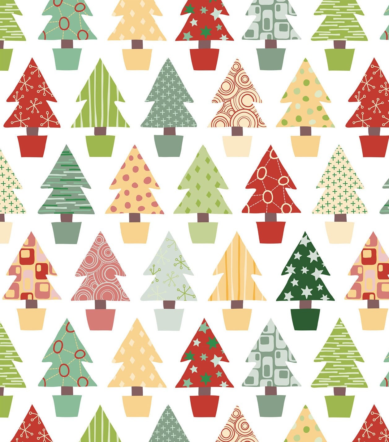 Large Decoupage Paper - Decoupage Art - Rice Paper for Decoupage - Decoupage for Furniture - Vintage Decoupage - Happy Christmas Tree