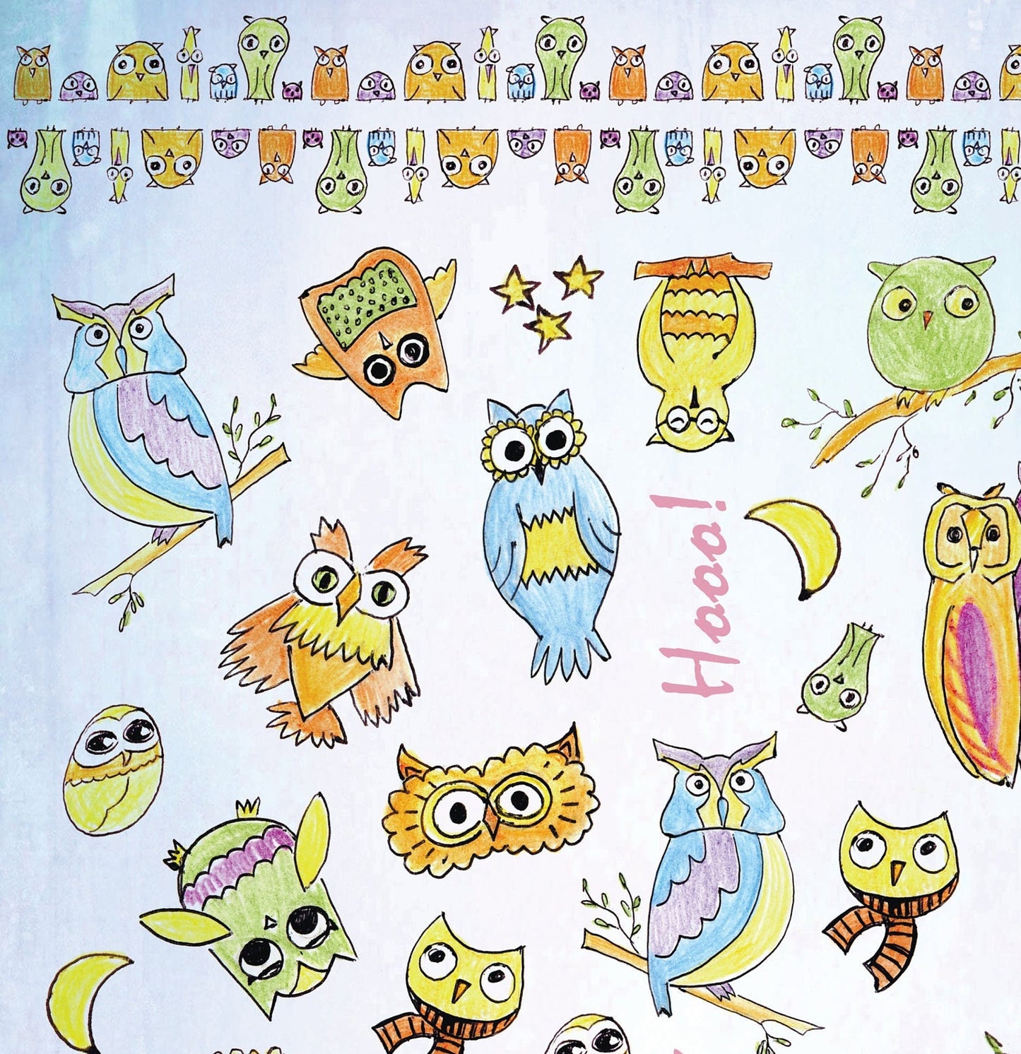 Hoooooo! Owl - Decoupage Paper - Decoupage Art - Rice Paper for Decoupage
