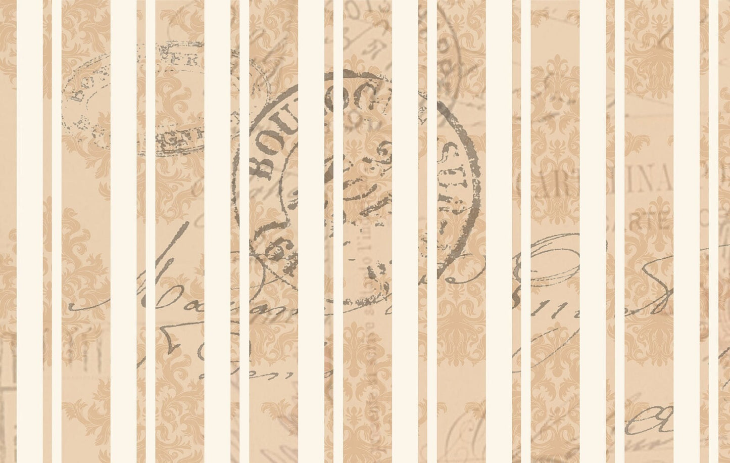 Large Decoupage Paper - Decoupage Art - Rice Paper for Decoupage - Decoupage for Furniture - Vintage Decoupage - Stripe Stamp