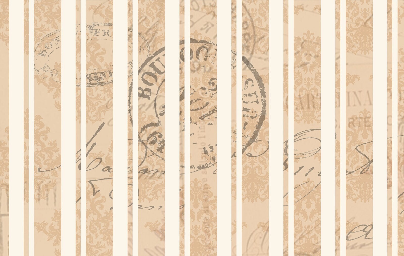 Large Decoupage Paper - Decoupage Art - Rice Paper for Decoupage - Decoupage for Furniture - Vintage Decoupage - Stripe Stamp