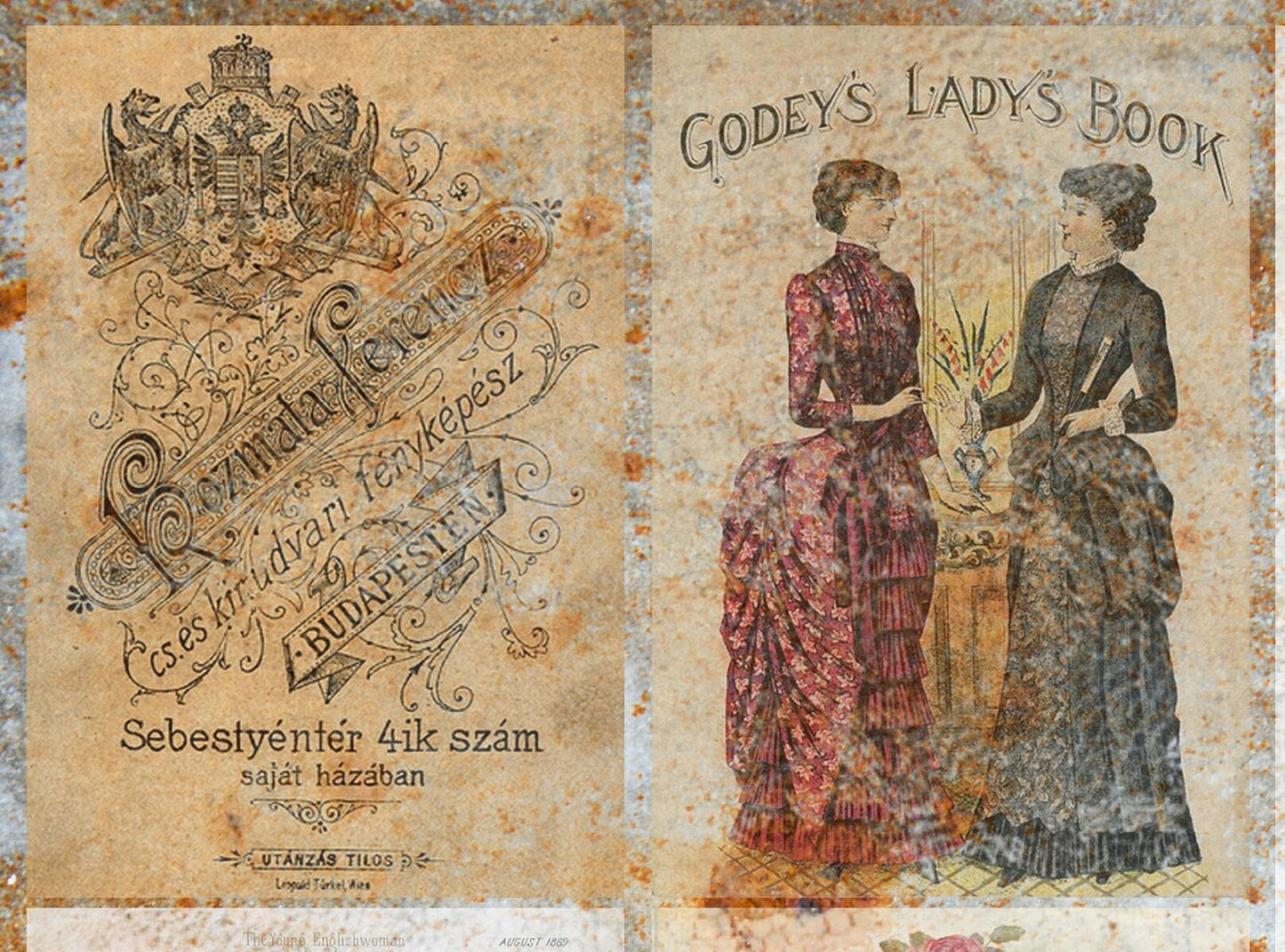 Large Decoupage Paper - Decoupage Art - Rice Paper for Decoupage - Decoupage for Furniture - Vintage Decoupage - Old Pages Women