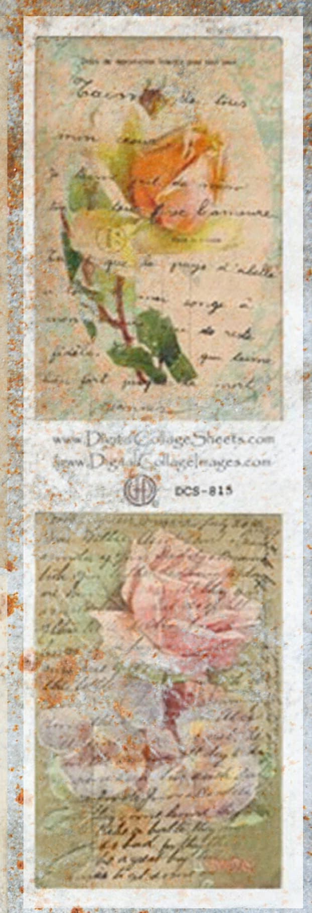 Large Decoupage Paper - Decoupage Art - Rice Paper for Decoupage - Decoupage for Furniture - Vintage Decoupage - Old Pages Women