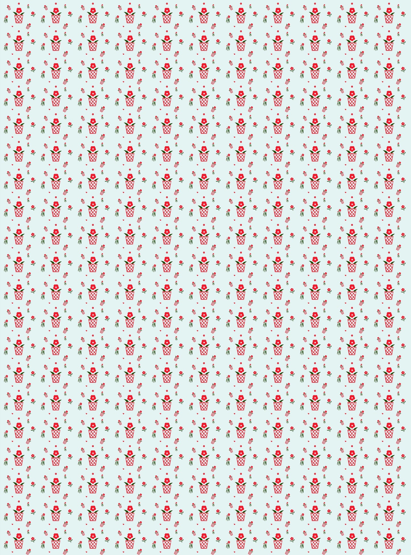 Large Decoupage Paper - Decoupage Art - Rice Paper for Decoupage - Decoupage for Furniture - Vintage Decoupage - Minimal Red Flower
