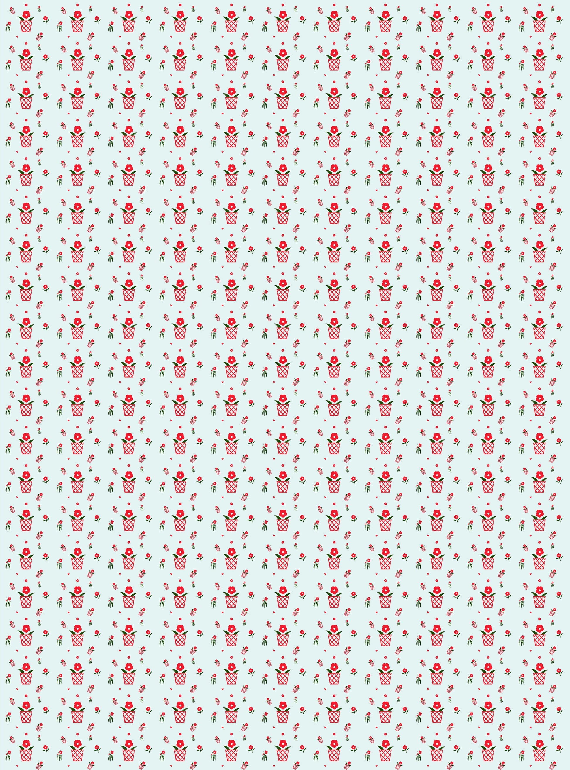Large Decoupage Paper - Decoupage Art - Rice Paper for Decoupage - Decoupage for Furniture - Vintage Decoupage - Minimal Red Flower