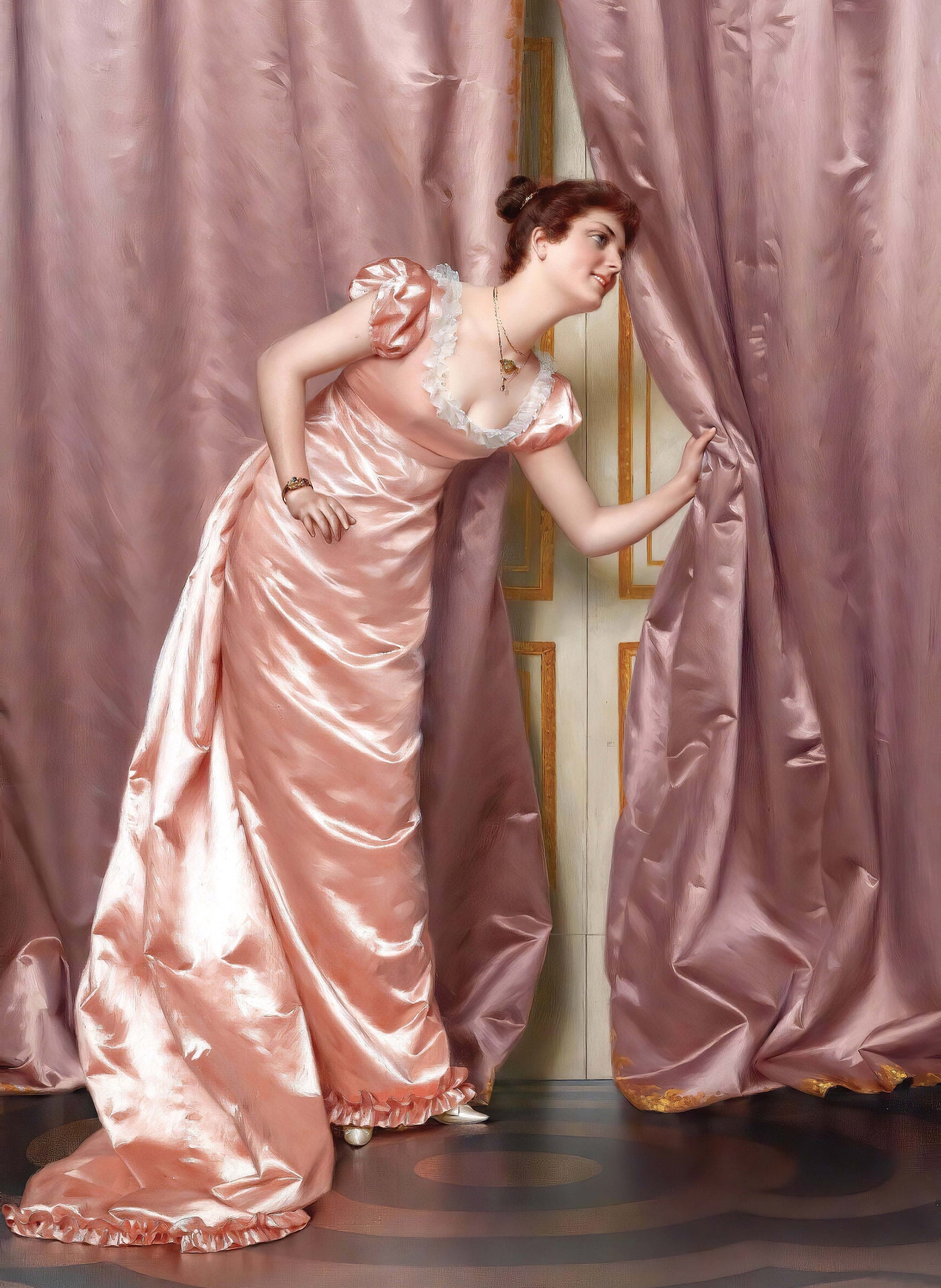 Victorian Woman - Large Decoupage Paper for Furniture - Vintage Decoupage - Rice Paper - Decoupage Paper
