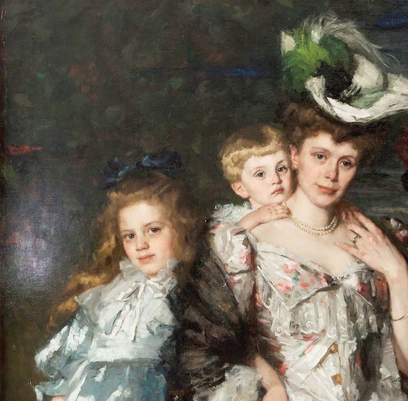 Victorian Era Mother & Child - Large Decoupage Paper for Furniture - Vintage Decoupage - Rice Paper - Decoupage Paper