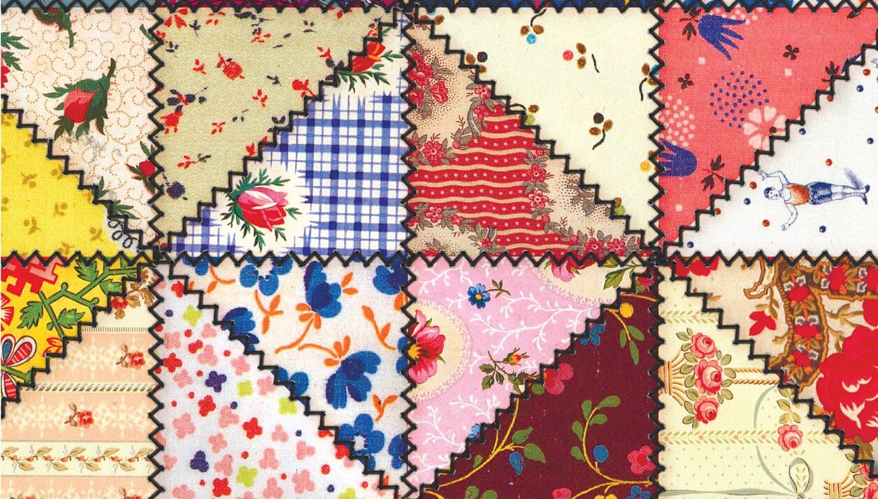 Large Rice Paper for Decoupage - Furniture Decoupage - Vintage Decoupage - Floral Decoupage Paper - Quilt Pattern