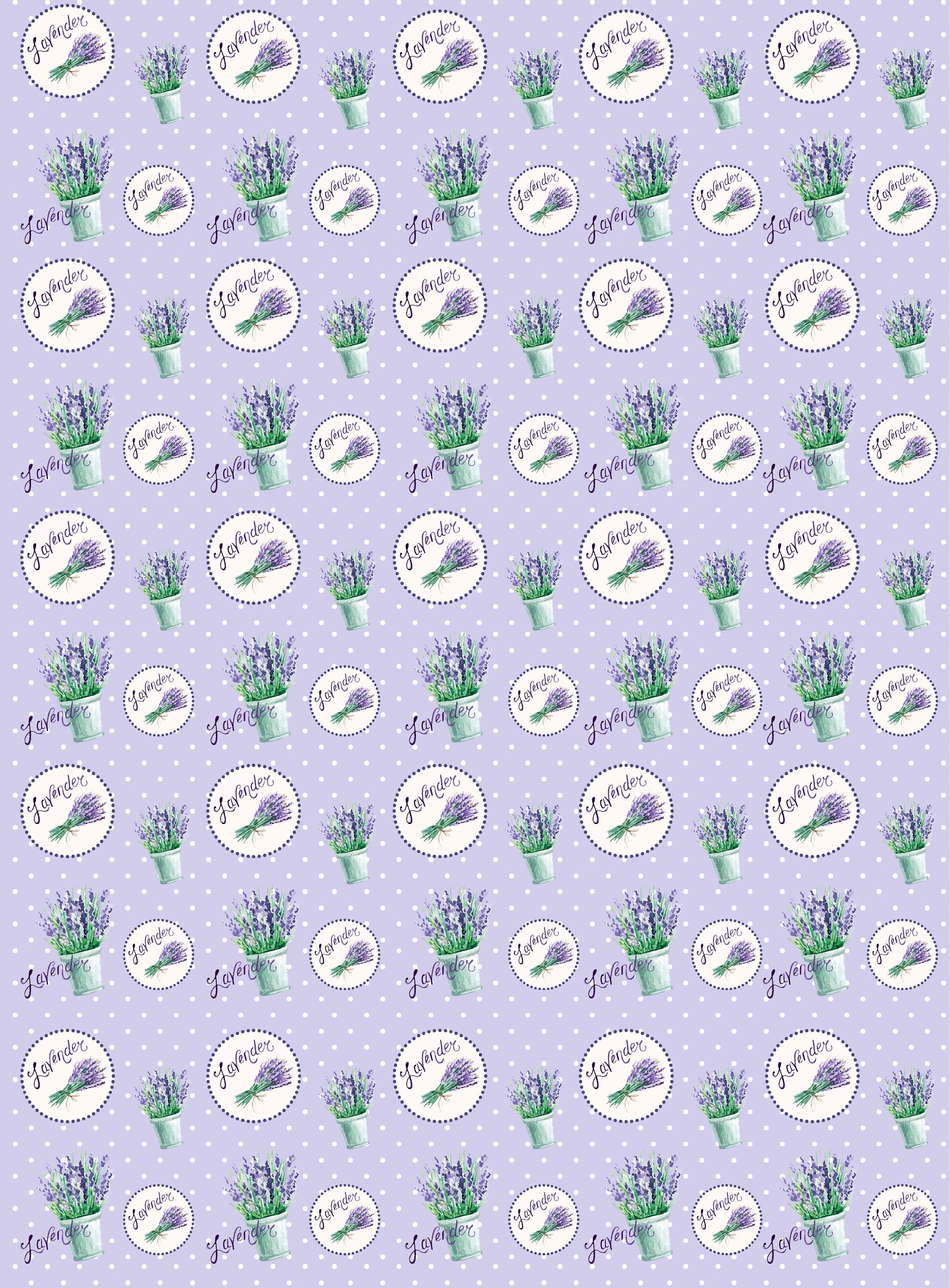 Large Rice Paper for Decoupage - Furniture Decoupage - Vintage Decoupage - Floral Decoupage Paper - Purple Levander