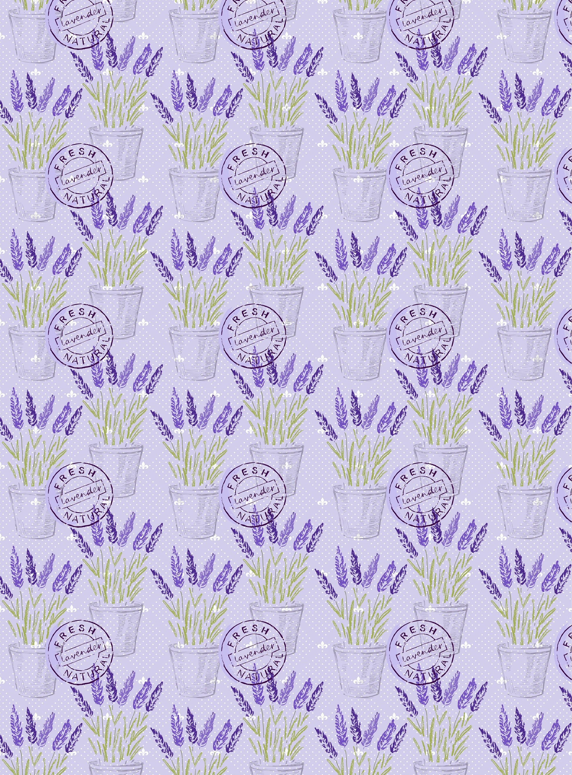 Large Rice Paper for Decoupage - Furniture Decoupage - Vintage Decoupage - Floral Decoupage Paper - Purple Levander