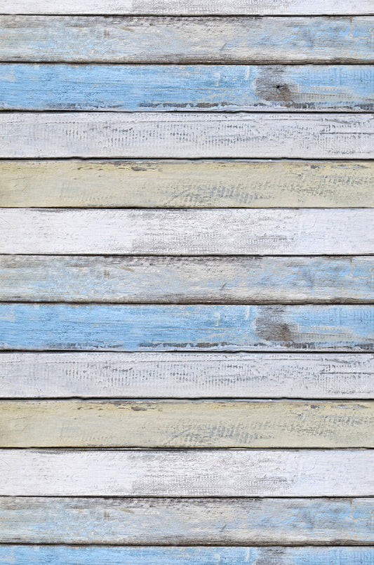 Large Rice Paper for Decoupage - Furniture Decoupage - Vintage Decoupage - Floral Decoupage Paper - Wooden Floor Blue