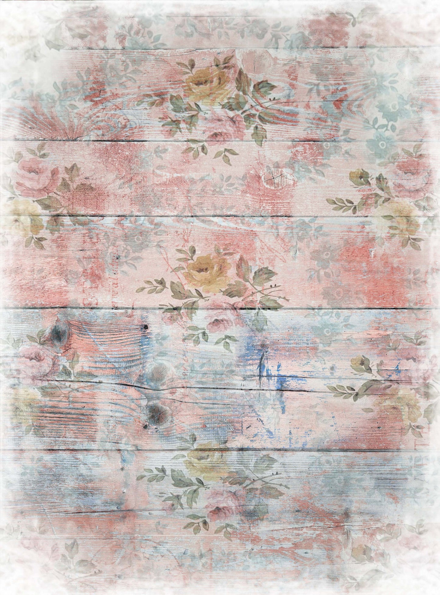 floral decoupage paper