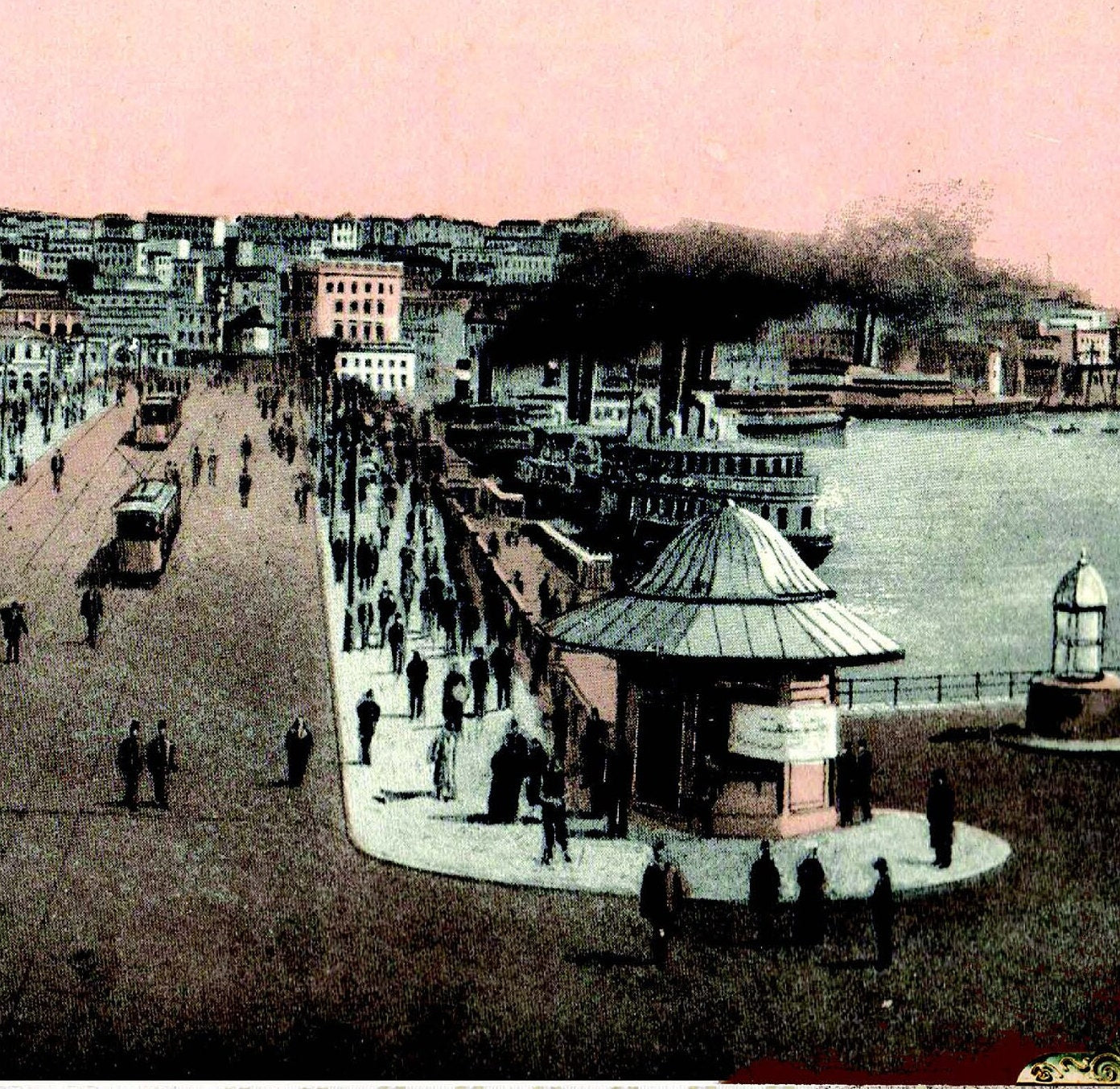 Galata Bridge - Large Rice Paper for Decoupage - Furniture Decoupage - Vintage Decoupage - Decoupage Paper - Istanbul