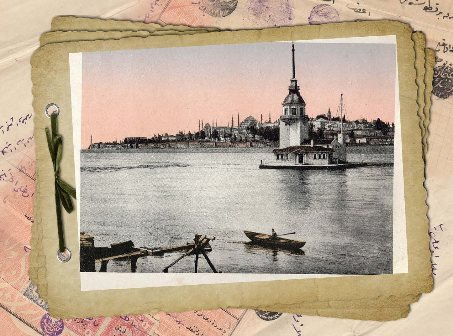 Galata Bridge - Large Rice Paper for Decoupage - Furniture Decoupage - Vintage Decoupage - Decoupage Paper - Istanbul