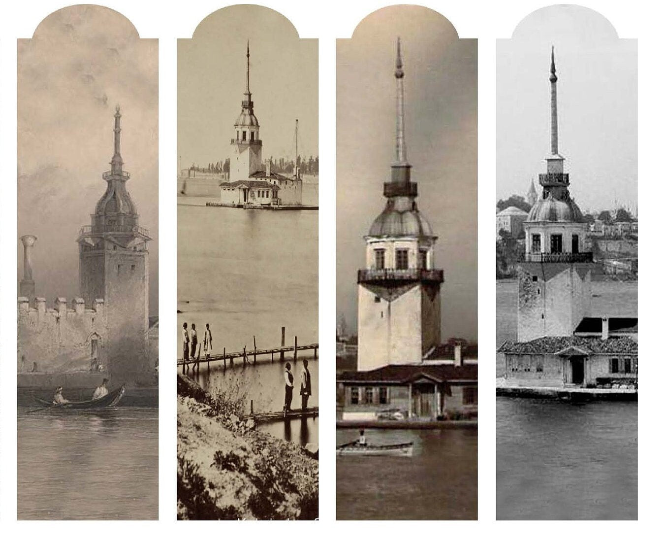 Galata Tower - Large Rice Paper for Decoupage - Furniture Decoupage - Vintage Decoupage - Decoupage Paper - Istanbul