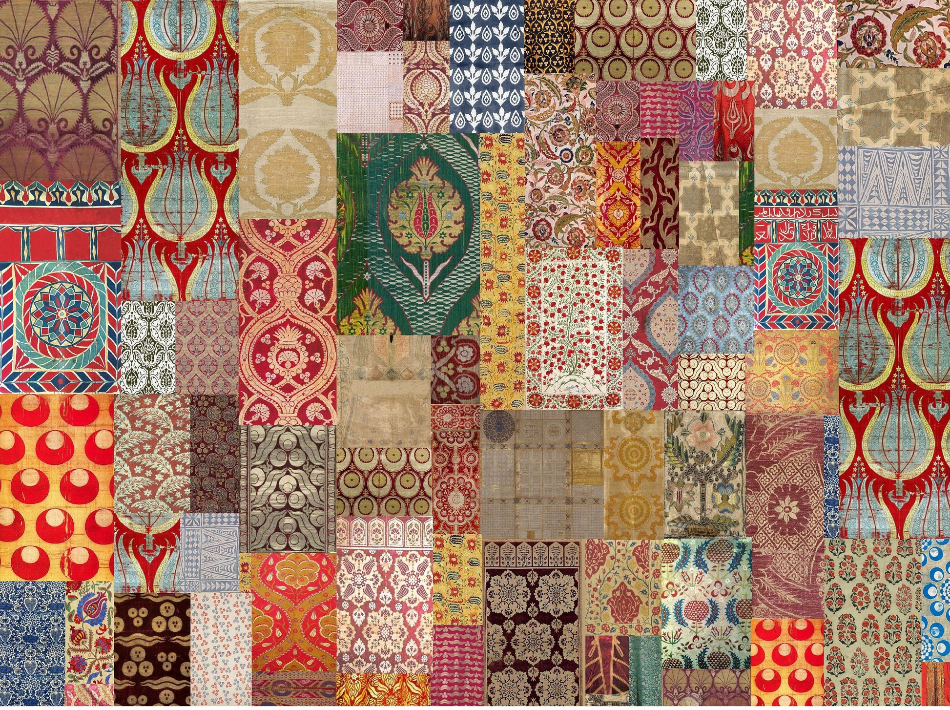 Large Rice Paper for Decoupage - Furniture Decoupage - Vintage Decoupage - Decoupage Paper - Traditional Ottoman Rug Pattern