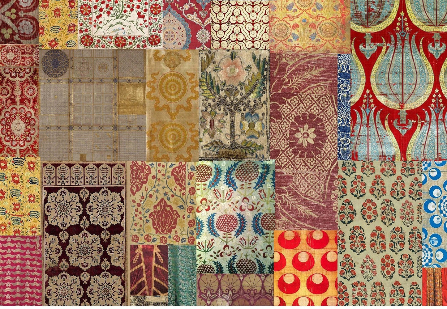 Large Rice Paper for Decoupage - Furniture Decoupage - Vintage Decoupage - Decoupage Paper - Traditional Ottoman Rug Pattern