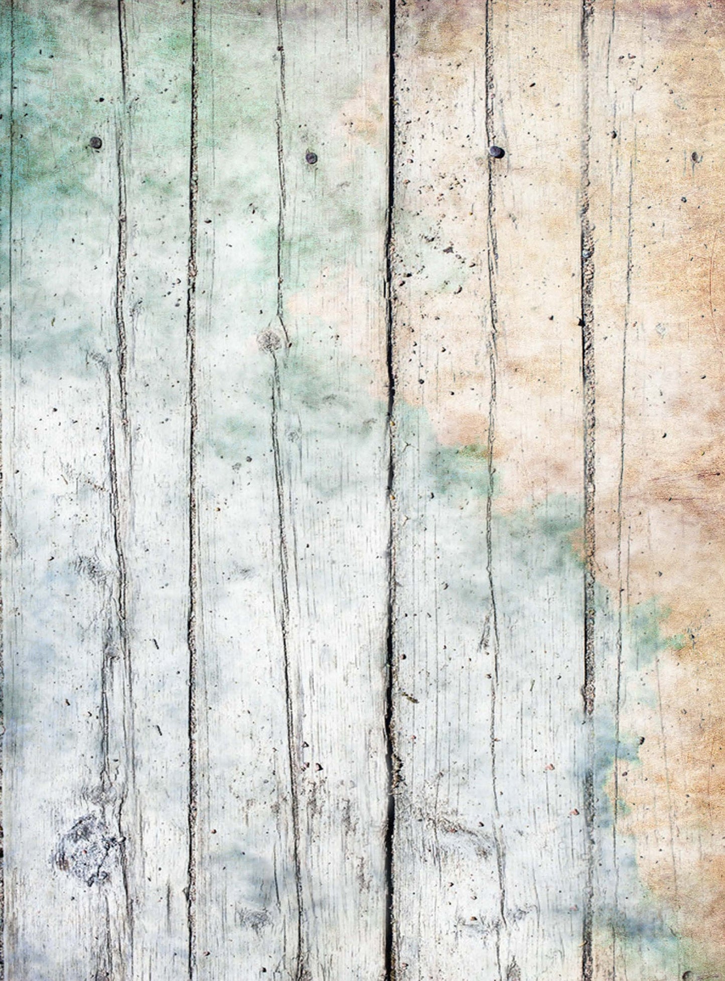 wooden floor decoupage paper