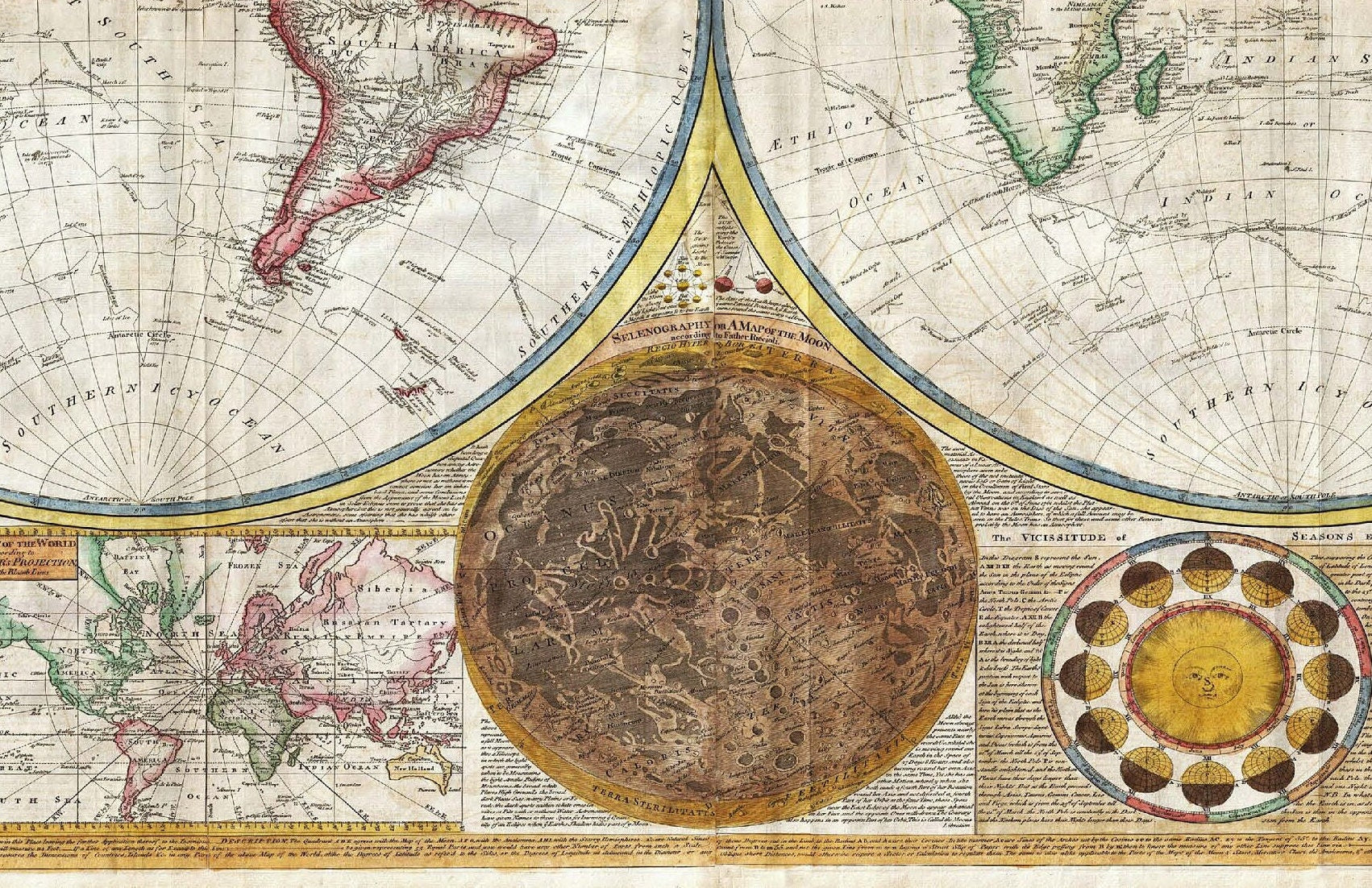 Old World Map - Large Rice Paper for Decoupage - Furniture Decoupage - Vintage Decoupage - Decoupage Paper
