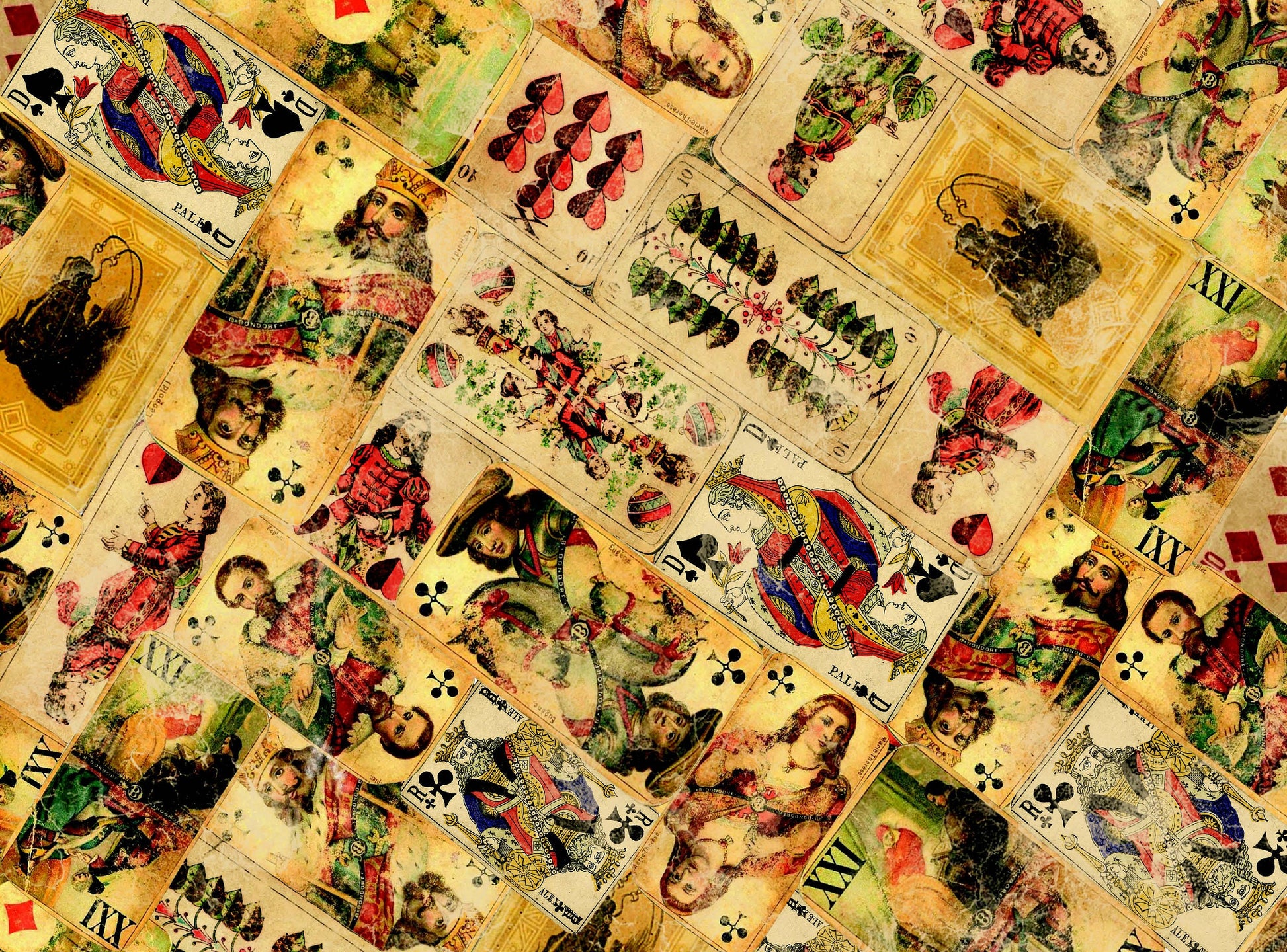 Carte - Large Rice Paper for Decoupage - Furniture Decoupage - Vintage Decoupage - Decoupage Paper