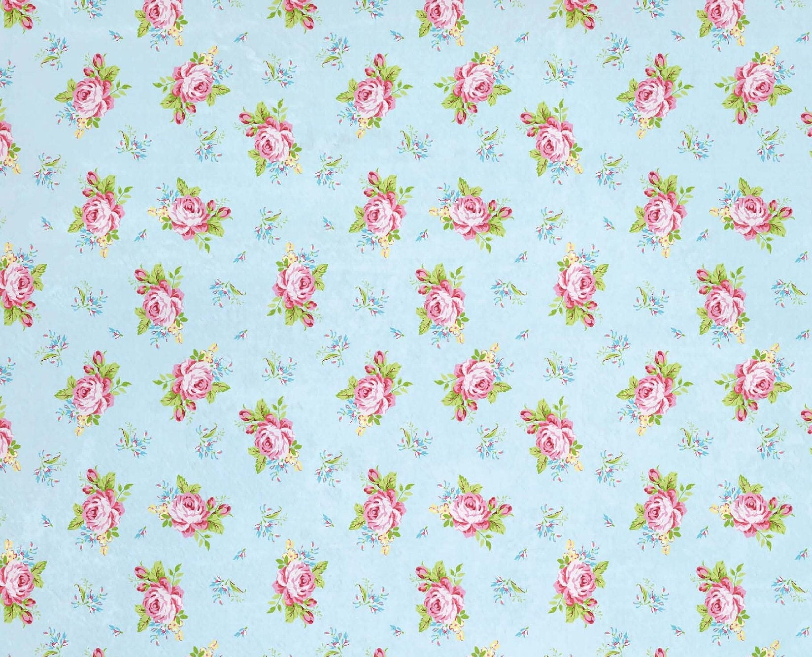 little roses decoupage paper
