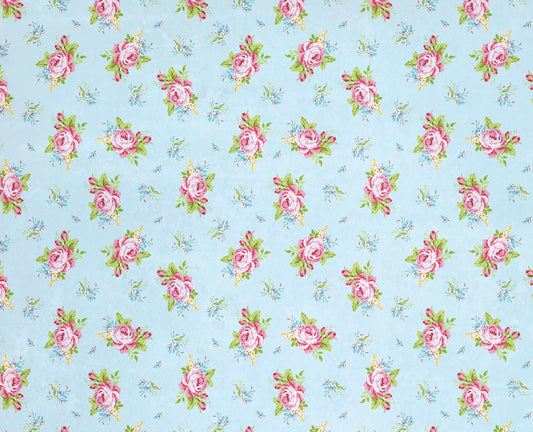 little roses decoupage paper