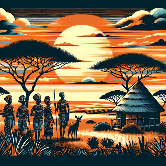 African Tribe - Decoupage Paper for Furniture - Rice Paper Decoupage - Large Decoupage Paper