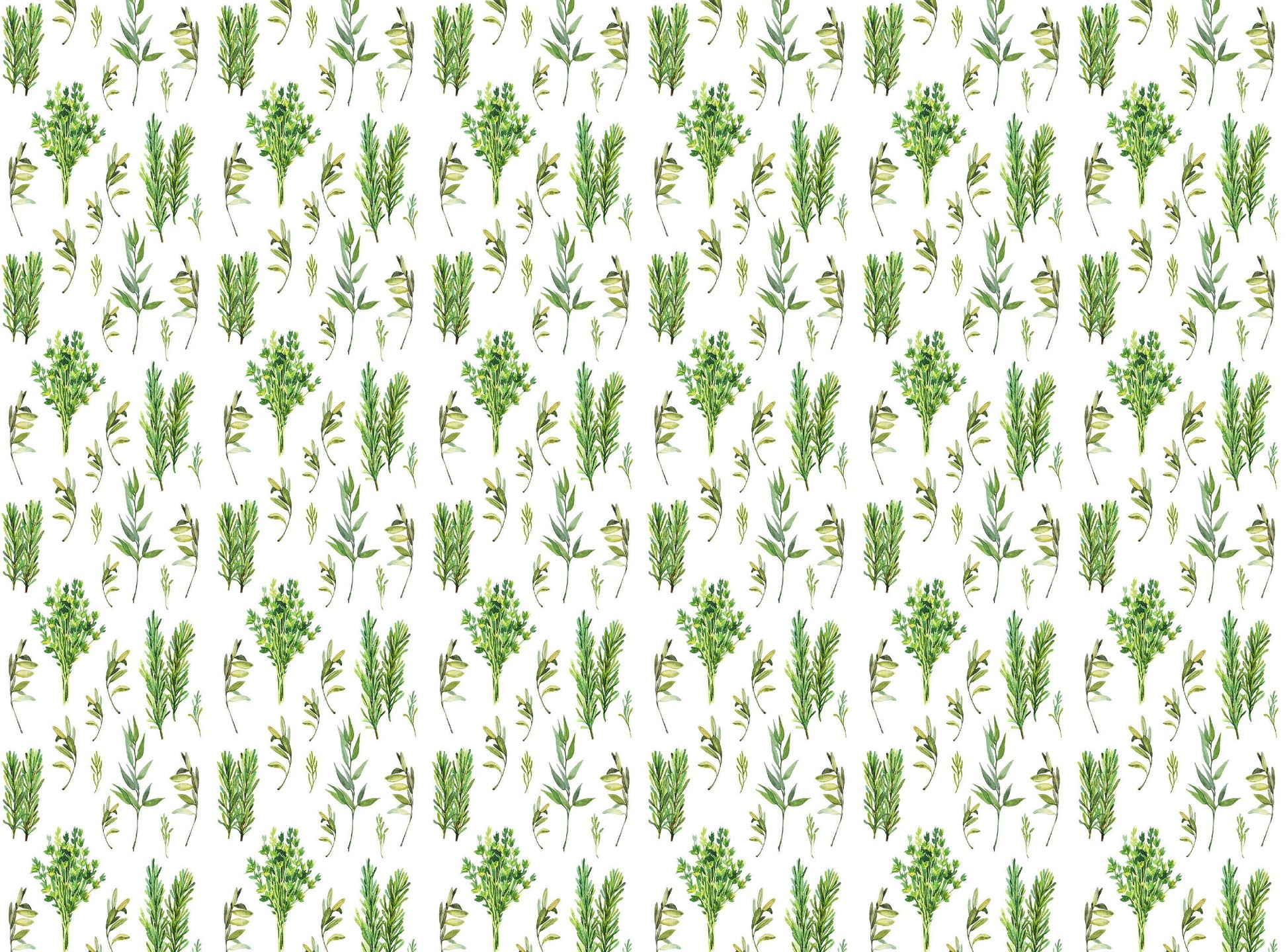 Green Plants - Large Rice Paper for Decoupage - Furniture Decoupage - Vintage Decoupage - Decoupage Paper