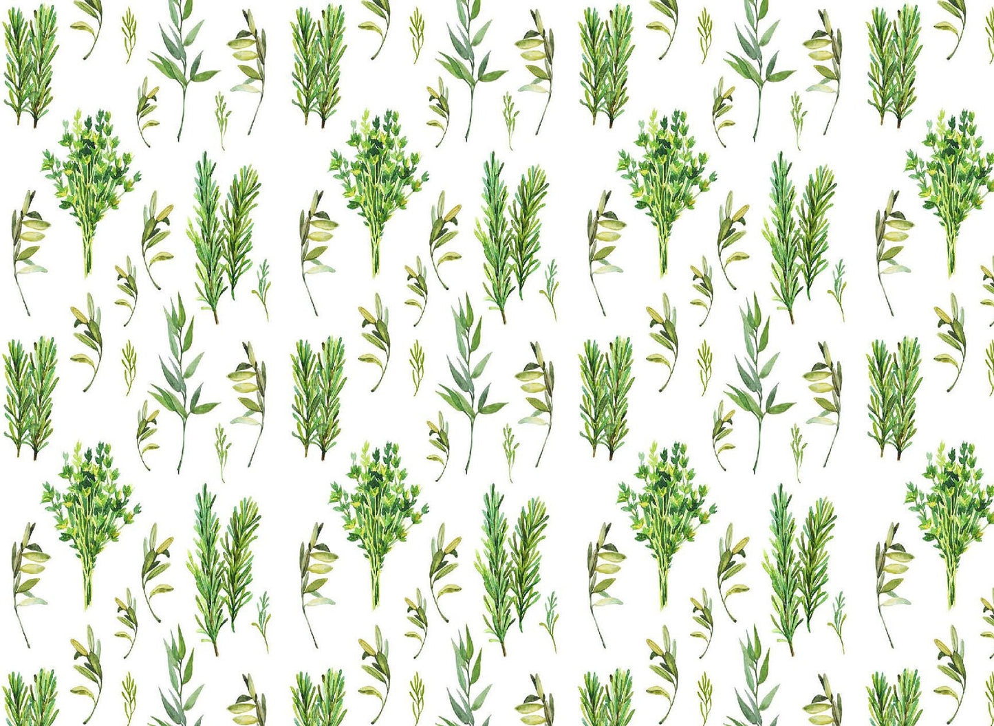 Green Plants - Large Rice Paper for Decoupage - Furniture Decoupage - Vintage Decoupage - Decoupage Paper
