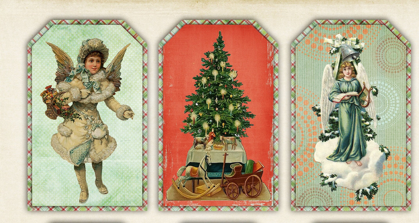 Christmas Large Rice Paper for Decoupage - Furniture Decoupage - Vintage Decoupage - Decoupage Paper