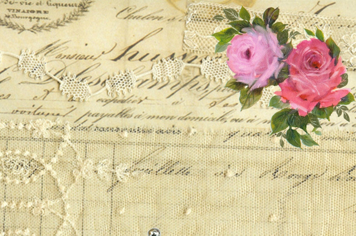 Lady with Hat - Large Rice Paper for Decoupage - Furniture Decoupage - Vintage Decoupage - Decoupage Paper