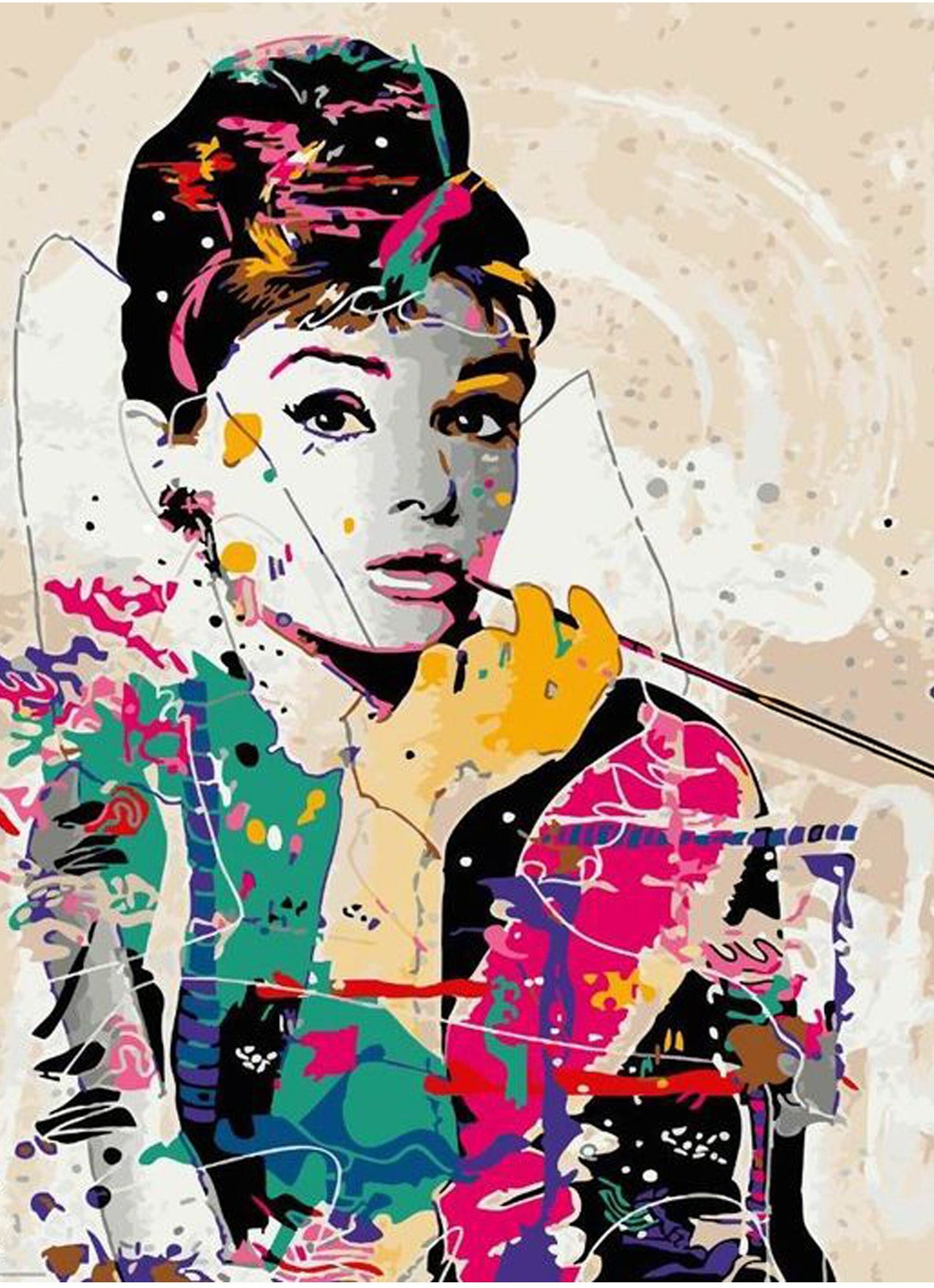 Audrey Decorative Rice Paper - Decoupage for Furniture
