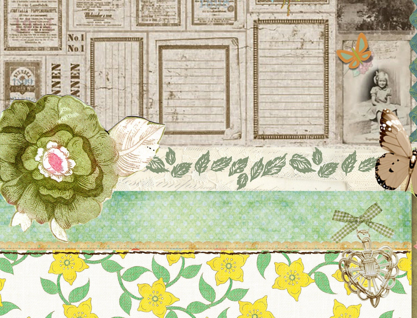 Large Decoupage for Furniture - Vintage Decoupage - Floral Decoupage Paper - Rice Paper - White Rose