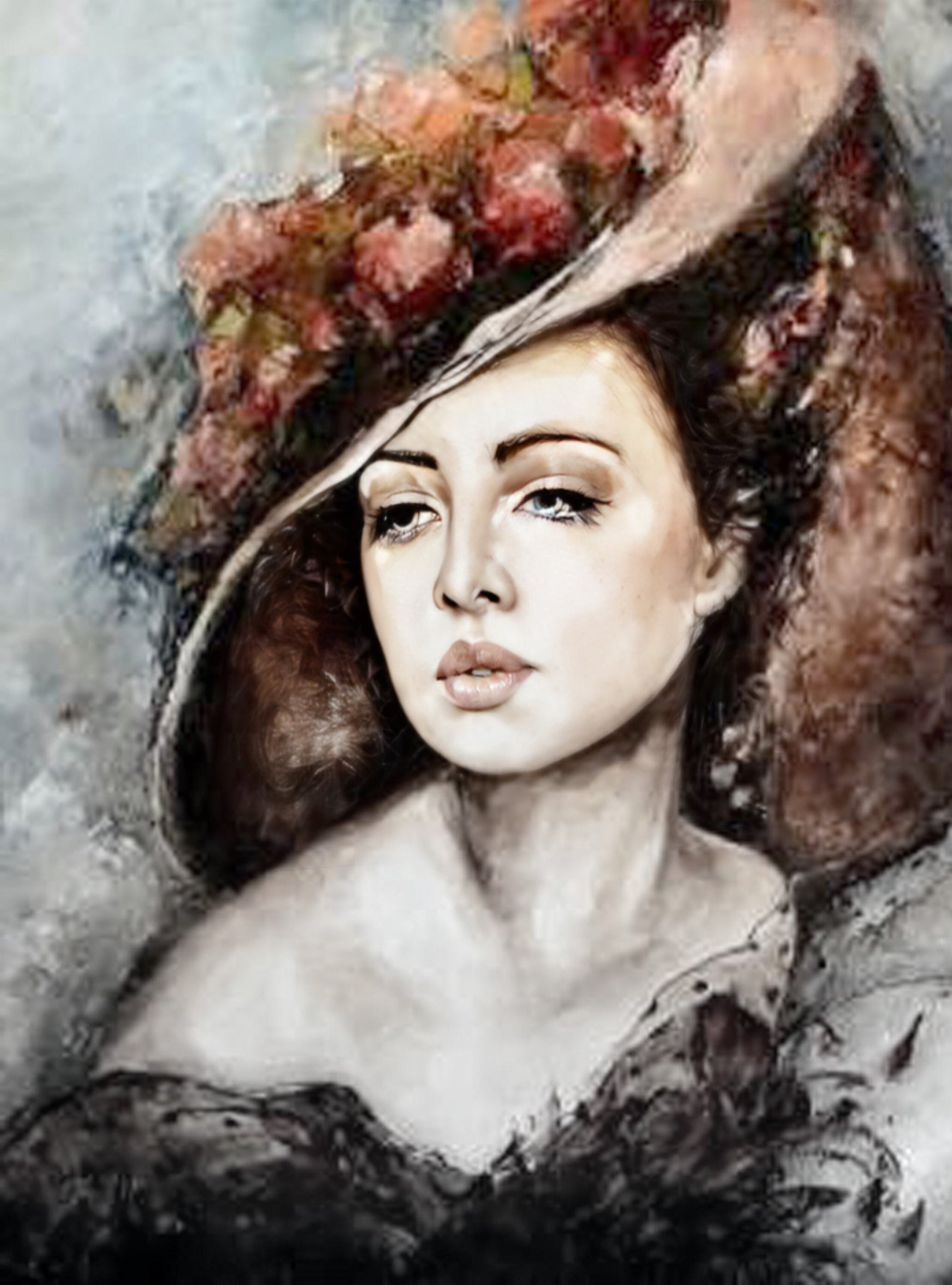 Decoupage Paper - Decoupage for Furniture - Large Size Rice Paper - Portrait