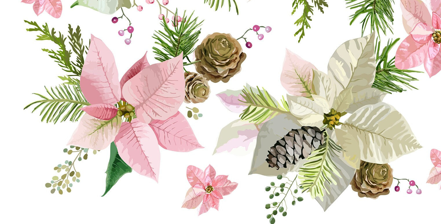 Large Decoupage for Furniture - Rice Paper - Vintage Decoupage - Floral Decoupage Paper - Rice Paper - Green Pink Flowers
