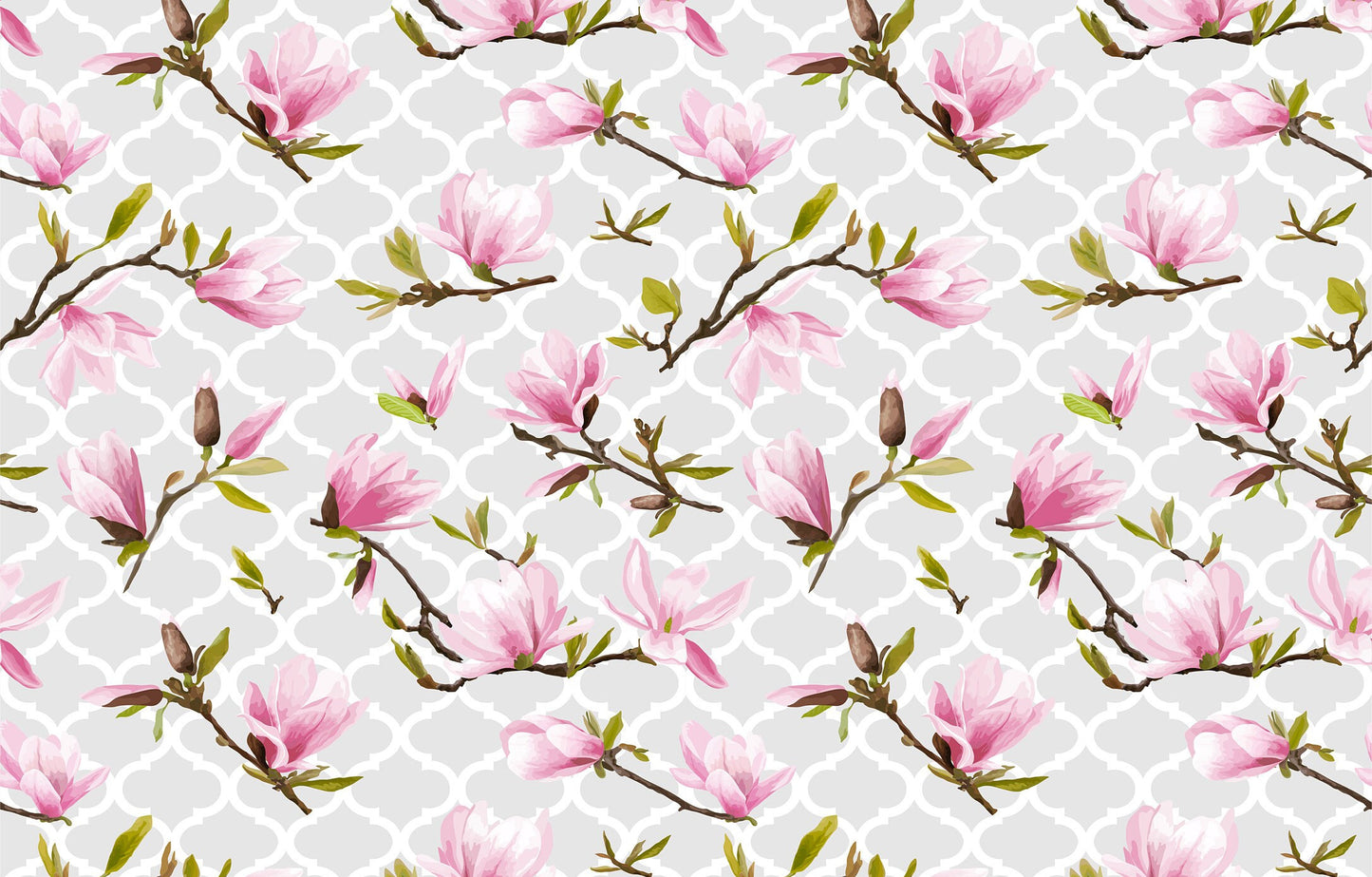Large Decoupage for Furniture - Rice Paper - Vintage Decoupage - Floral Decoupage Paper - Rice Paper - Green Pink Flowers