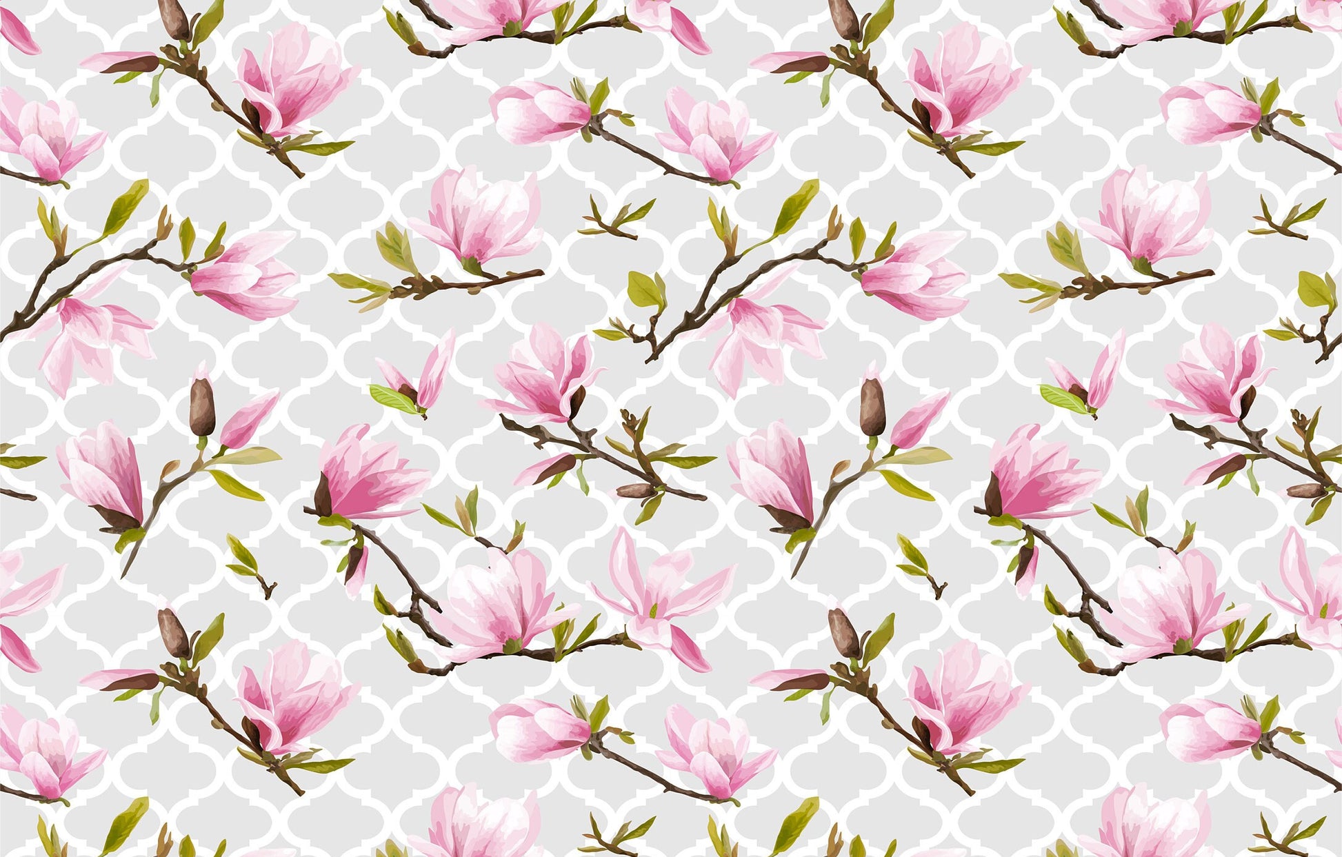 Large Decoupage for Furniture - Rice Paper - Vintage Decoupage - Floral Decoupage Paper - Rice Paper - Green Pink Flowers