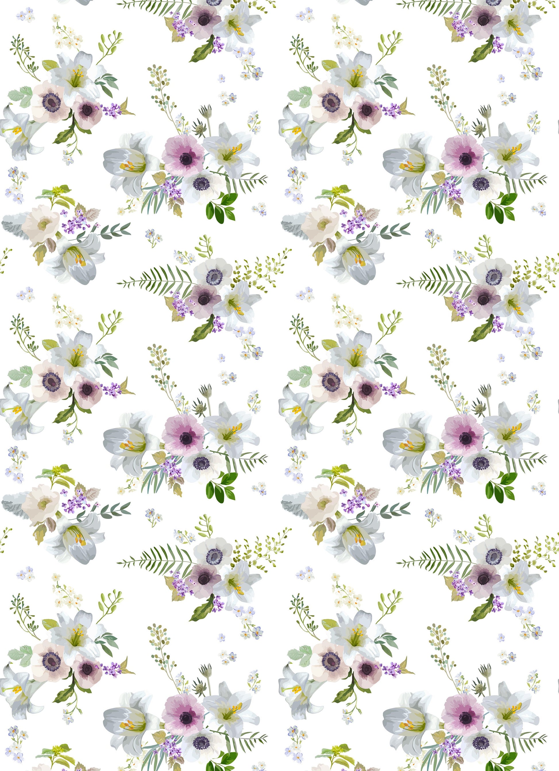 white flowers