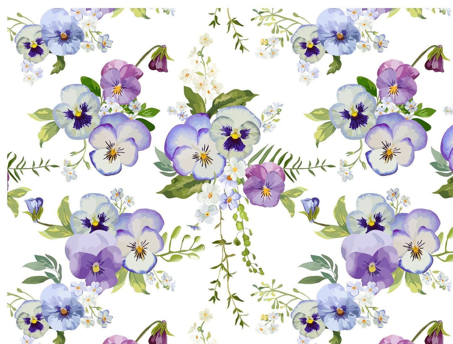 Large Decoupage for Furniture - Rice Paper - Vintage Decoupage - Floral Decoupage Paper - White Grey Pink Flowers
