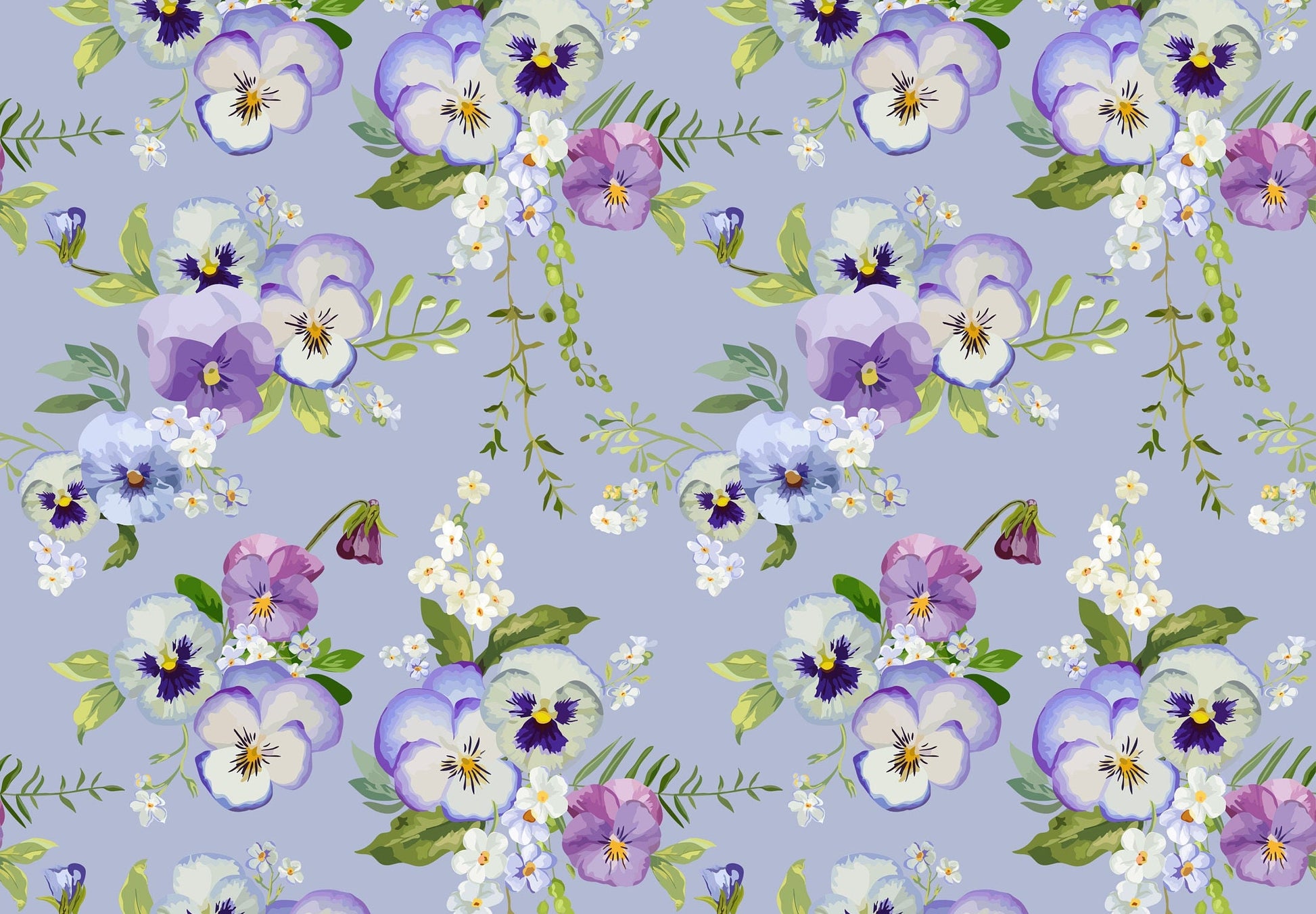 Large Decoupage for Furniture - Rice Paper - Vintage Decoupage - Floral Decoupage Paper - Purple Violet