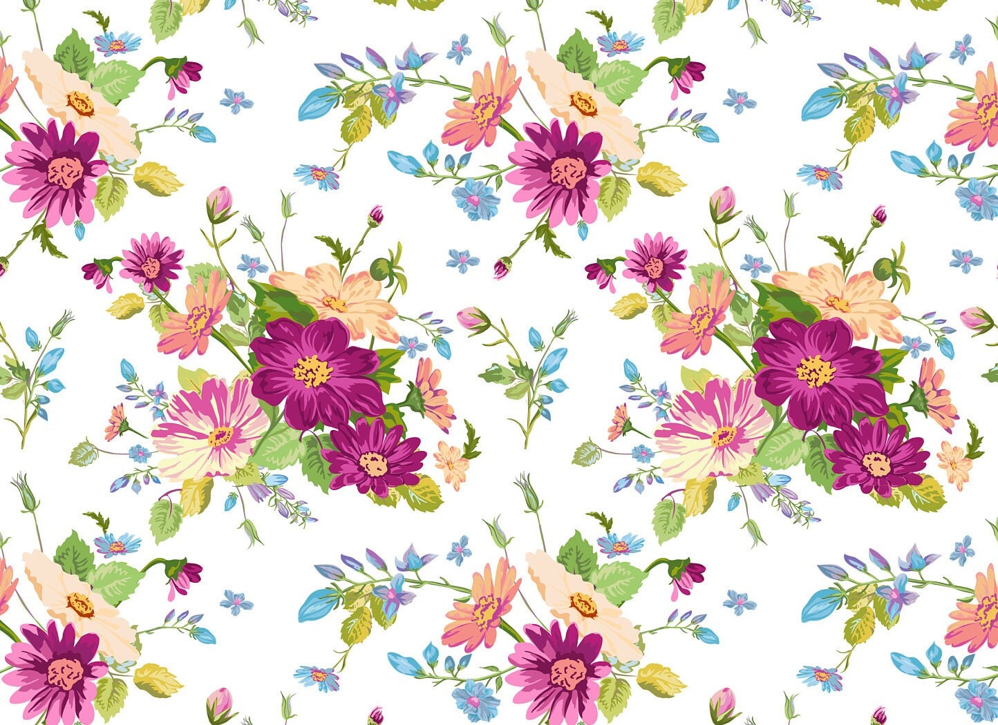 Large Decoupage for Furniture - Rice Paper - Vintage Decoupage - Floral Decoupage Paper - Pink Purple Flowers