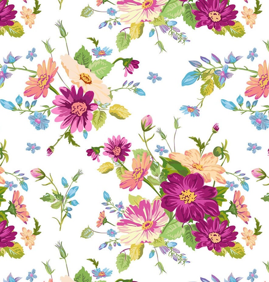 Large Decoupage for Furniture - Rice Paper - Vintage Decoupage - Floral Decoupage Paper - Pink Purple Flowers