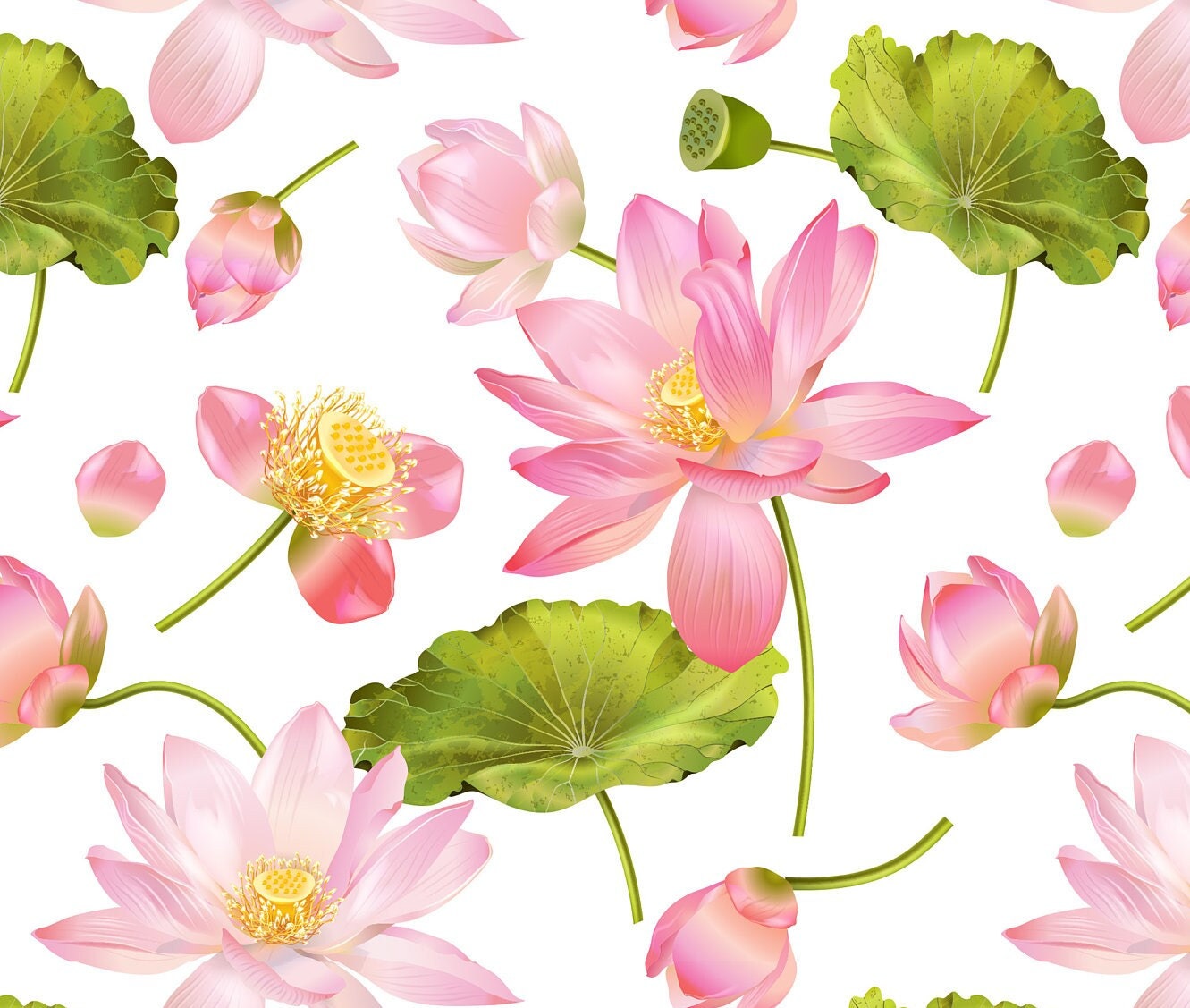 Large Decoupage for Furniture - Rice Paper - Vintage Decoupage - Floral Decoupage Paper - Pinky Flowers